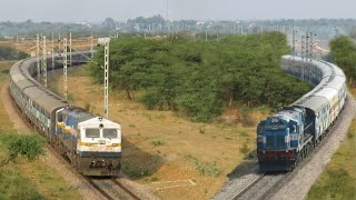 ALCO vs EMD | Diesel Actions at Asalpur Jobner, Rajasthan | Indian Railways.