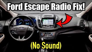 Ford Escape Audio Fix - SAVE $$$!  #shorts