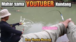 MABAR SAMA NEWBIE MANCING, DIA PENASARAN SAMA BEROTAN IKAN DI SPOT KALI DULANG.