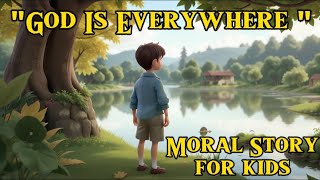 English story with subtitle | "God Is Everywhere: A Magical Adventure" kids moral story