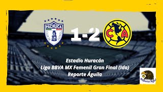 Pachuca (F)1️⃣-2️⃣América (F) l GRAN FINAL (IDA) l🏆LigaMX Femenil Clausura 2023 l 👾 Reporte Águila 🦅