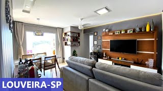 Apartamento com 3 Dormitórios sendo um suíte à Venda no Condomínio Felicitá no centro de Louveira-SP