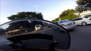 Yamaha Tricity Lane Splitting in Singapore