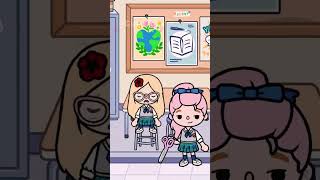 Nerd in to a popular star ⭐️🩷🥹 | Toca life story #shorts