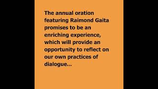 Raimond Gaita: 2024 Oration