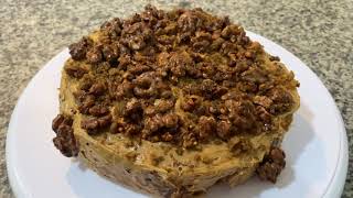 BAKING COFFEE CAKE WITH WALNUTS