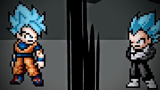 Ssb Goku vs Ssb Vegeta sprite fight (unfinsished)