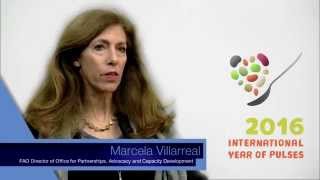 Marcela Villarreal, FAO Director of OPC on the International Year of Pulses