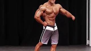 Jeremy Potvin posing routine at men's physique prejudging. #Men'sPhysique #olympia2020