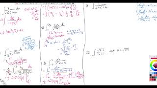 Video 13: 5.8 Integral of Inverse Trigonometric functions part 2