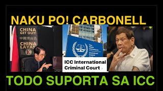 CARBONELL STRONGLY APPEALS TO THE ICC TO FAST TRACK TO HELP SAVE  THE PHILIPPINES FROM DU30.