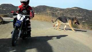 Danny practicing power slides in Jamul