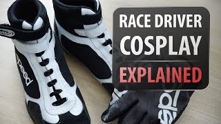 Race Driver Cosplay Explained: Gloves, Shoes, etc. #TSCshorts