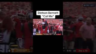 The last time Tennessee visited Georgia in an elimination game, Stetson Bennett “Called” game.