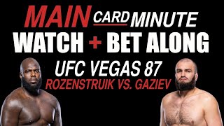 UFC Vegas 87: Rozenstruik vs. Gaziev LIVE Stream | Watch & Bet Along | Fight Companion | Live Bets