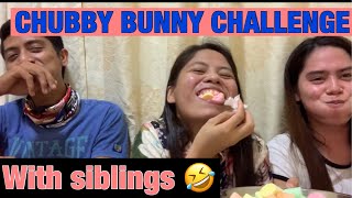 CHUBBY BUNNY CHALLENGE W/SIBLINGS