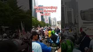 10 Januari kampanye 02 macet panjang dari bundaran Hi sampai ke GBK zos#short