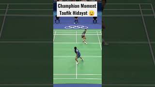 Momentum Juara Olimpiade Taufik Hidayat 🔥 #shorts #badminton #taufikhidayat #champion please subcrb👇