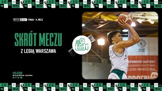 SKRÓT: Legia Warszawa - WKS Śląsk Wrocław 63:66 (24.05.2022 r.)