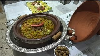 طاجين صيفي بامتياز🥘 في 10 دقائق صحي و بنين 🥗🥩