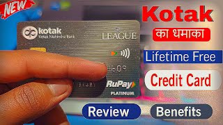 Kotak Lifetime Free credit card 2024 | Platinum League card | Best Credit Card for cashback