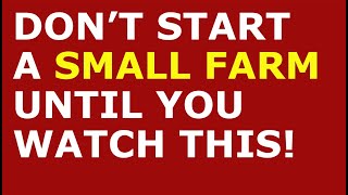 How to Start a Small Farm Business | Free Small Farm Business Plan Template Included