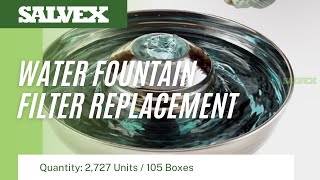 Virtual Product Inspection at Salvex - Water Fountain Filter Replacement (2,727 Units / 105 Boxes)