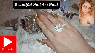 Nail Art Gemstones & Ring Haul 💍 Amazon & Ali Express #nailart #aliexpress #amazon