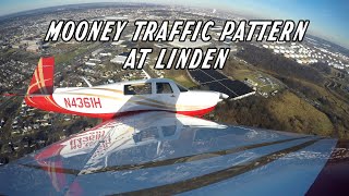 Traffic Pattern at Linden in Mooney M20J (multi-angle in real time)