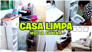 ROTINA DE DONA DE CASA  limpeza e organização  muita bagunça