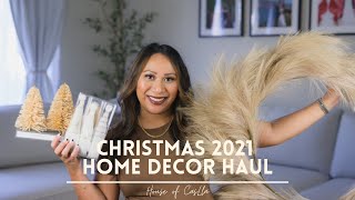 Christmas Home Decor Haul 2021 | CB2 + Target + HomeGoods