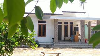 Teras rumah minimalis semi modern full cor