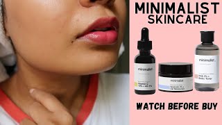 Minimalist Vitamin C Serum, PHA Toner & Sepicalm Moisturiser Review