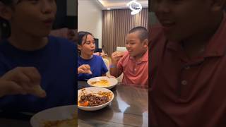 UWAIS, TALITA & MATIN MAKN FUFU DENGAN KARI HITAM ODEY