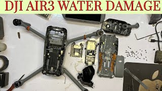 Dji Mavic Air3 water damage drone recovery ?