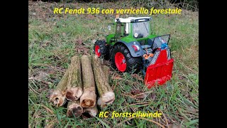 RC Fendt 936 con verricello forestale/Forstseilwinde