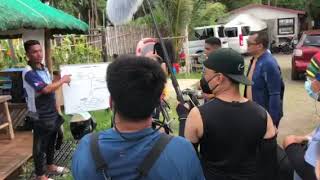 Briefing for clean up dive in JK cabbage corals