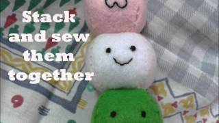 How to make Kawaii Dango Plushie Tutorial