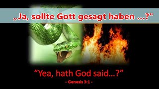 Ja, sollte Gott gesagt haben...? Johannes Kapitel 8 # 5