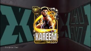 Nba2k24 Ps4 Gameplay My Team Kareem Goat Card Opening Its Game Time Baby