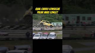 Qual carro consegue voar mais longe? #drift #carrospopulares #automobile