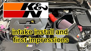 K&N intake install | GR COROLLA | first impressions and sound comparison | MUST WATCH!