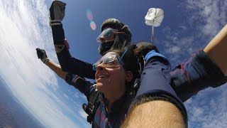 My first time skydiving!