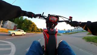 Supermoto Wheelie Raw Footage