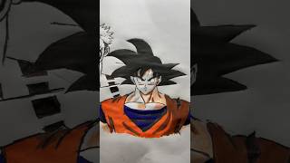 How to draw goku ✨|| draganboll || #animedrawing #anime #shorts