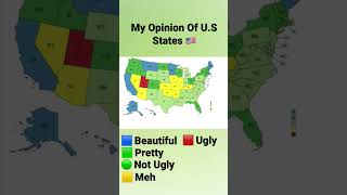 My opinion on U.S States based off of Beauty 🇺🇸