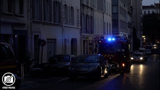 Evacuation d'un immeuble rue Marengo à Marseille - 15 novembre 2018