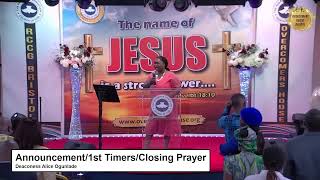 RCCG OVERCOMERS HOUSE BRISTOL- SUNDAY SERVICE (28/08/2022)