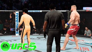 🐲 UFC5 Bruce Lee vs Jan Blachowicz UFC 5 - Real Match 🐲