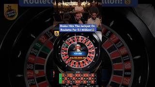 Drake Hits The Jackpot On Roulette For 5.1 Million! #drake #roulette #casino #maxwin #jackpot